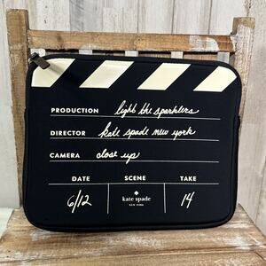 Kate Spade Light The Sparklers Movie Clapper Board Cinema City Gia Tech Pouch